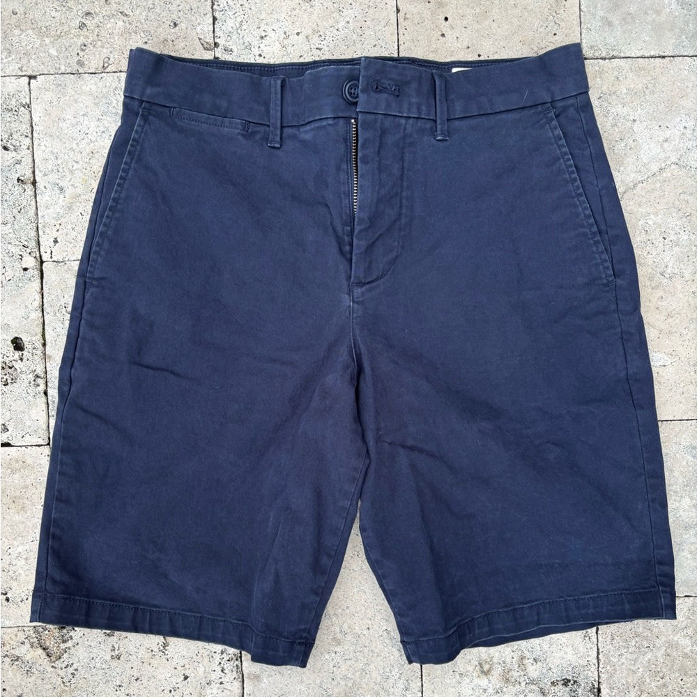 GAP Men's Dark Blue Flat Front Shorts